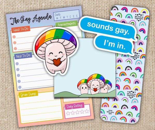 Gay Pride Boxed Stationery Gift Set