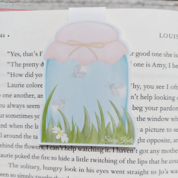 Lightning Bug Magnetic Bookmark